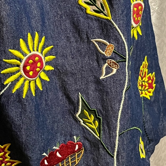 National denim Muumuu dress - Picture 3 of 3